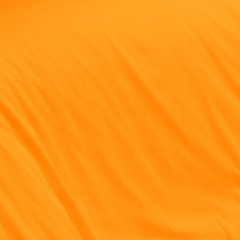 Oranžové saténové prostěradlo 140x230 plachta bez gumy