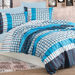Povlečení francouzské bavlna 220x200,70x90 Metis blue