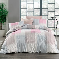 Povlečení bavlna 140x200, 70x90cm Granada pink, Výběr zapínání: