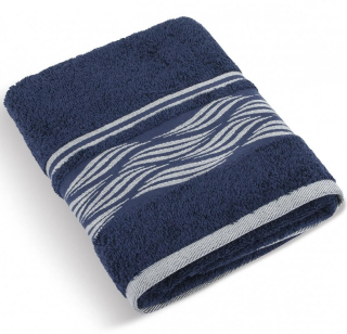 Froté ručník 50x100cm 480g vlnka modrá