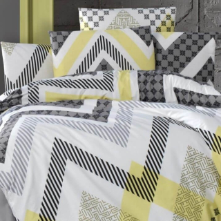 Bavlněný povlak na polštář Zigzag grey, Výběr rozměru: