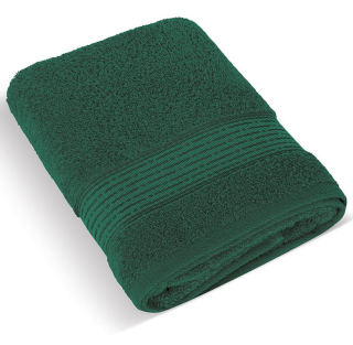 Froté ručník 50x100cm proužek 450g tmavě zelená